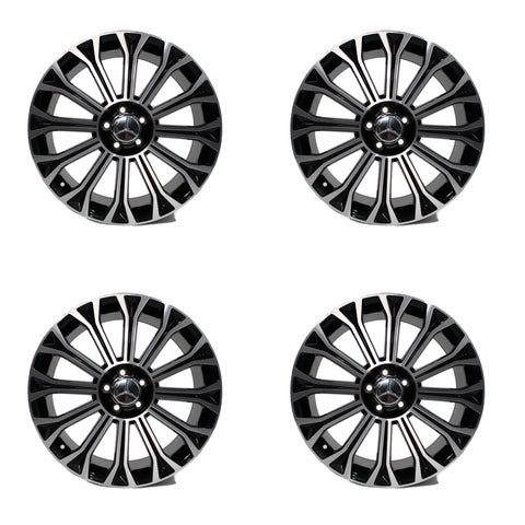 Set of 4 Aftermarket 20" Staggered Rims for Mercedes Benz CL-Class SLClass 5x112