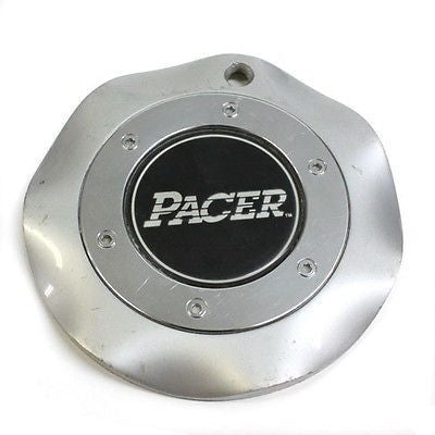 PACER LIMITED VISION IMAGE WHEEL CENTER CAP C0409-4 SILVER USED