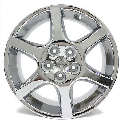 17" NISSAN ALTIMA 2002 2003 2004 WHEELS CHROME OEM 62398 (4)