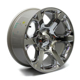 20" DODGE 1500 RAM 2013 2014 2015 2016 2017 2018 CHROME CLAD WHEEL OEM 2454