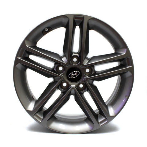 17" HYUNDAI SANTA FE 2017 WHEEL OEM 70907 GRAY