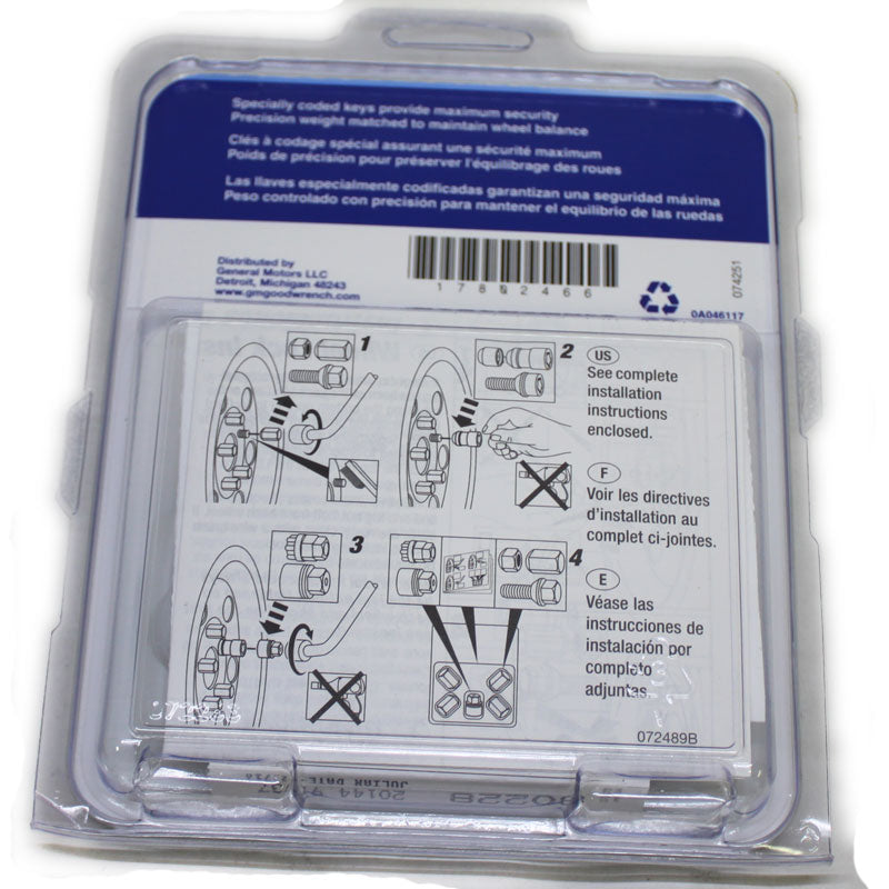 GM ACCESSORIES WHEEL LOCKS 17802466 NEW San Fernando Tires and Wheels