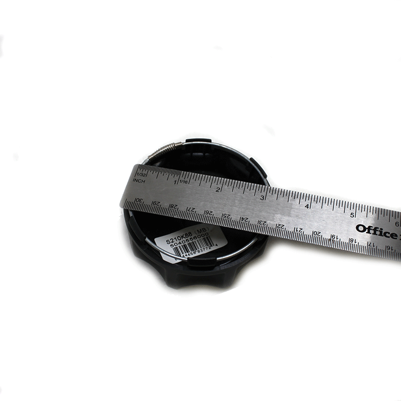 Pro Comp Matte Black Snap In Resin Logo Wheel Center Cap, S210K88, CAP S210K88