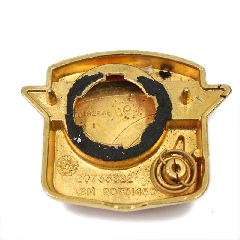 CADILLAC DEVILLE TRUNK LOCK GOLD COVER EMBLEM 24K 1980-1996 – San