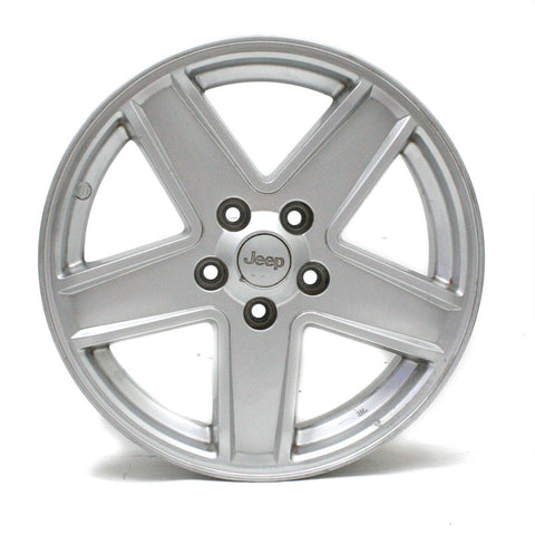 17" JEEP COMPASS 2007 2008 2009 2010 SILVER OEM WHEEL 9069 A
