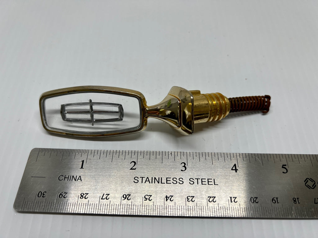 Lincoln Continental Hood Ornament Gold OEM Emblem San Fernando Tires