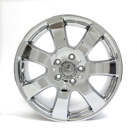 17" MERCEDES BENZ ML320 ML350 R350 2006 2007 WHEELS CHROME OEM 65366 (4)