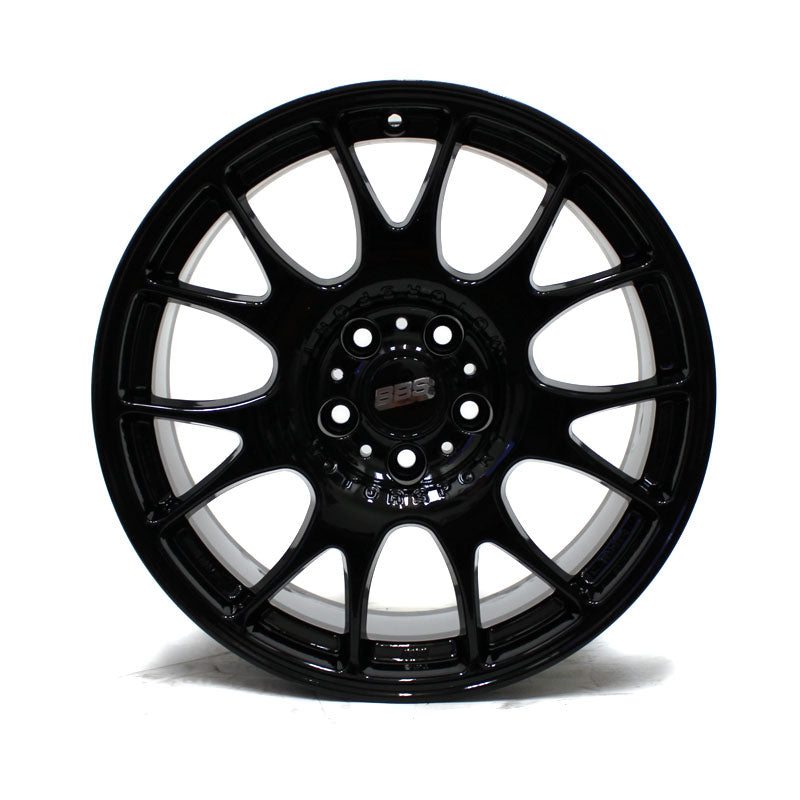 19X8.5 19X9.5 WHEELS BBS MOTORSPORT CH004 BLACK GLOSS SET OF 4