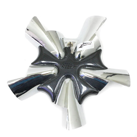 NEEPER WHEELS CHROME CENTER CAP CARBON FIBER MH1173 USED