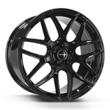 17X8 Versus VS103 Gloss Black 5x114.3 Set of 4