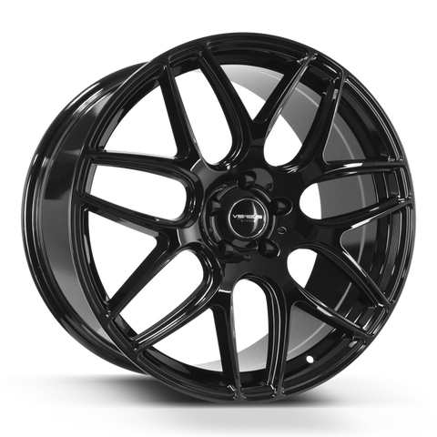 17X8 Versus VS103 Gloss Black 5x114.3 Set of 4