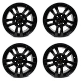 18x8.5 GMC Chevy Tahoe Silverado Sierra Suburban Black OEM 5646 Wheels 18"
