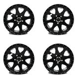 ION Wheels 15" Matte Black 5 lug Compatible with Toyota Tacoma 1984-2004 Set  4