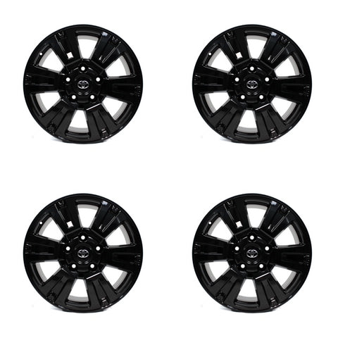20x8 Toyota Tundra Wheels Black OEM 75159 20" Rim 2014-2021 Set