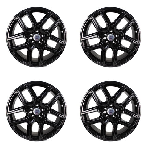 20x9 Ford Explorer Black Wheels 10 Spoke OEM 10061 2016-2019 Rim 20"