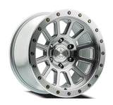 17" Arena Wheel A105 Ammo Gloss Silver Machined Off Road Rims