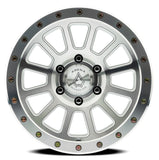 17" Arena Wheel A105 Ammo Gloss Silver Machined Off Road Rims