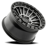 17" Arena Wheel A101 Mesa Gunmetal Center with Satin Black Lip