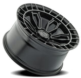 17" Arena Wheel A102 Recon Gloss Black Center Machined DDT Lip