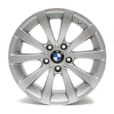 17" Wheel BMW 323i 328i 335i Silver Factory OEM 71317 2008-2013 17x8