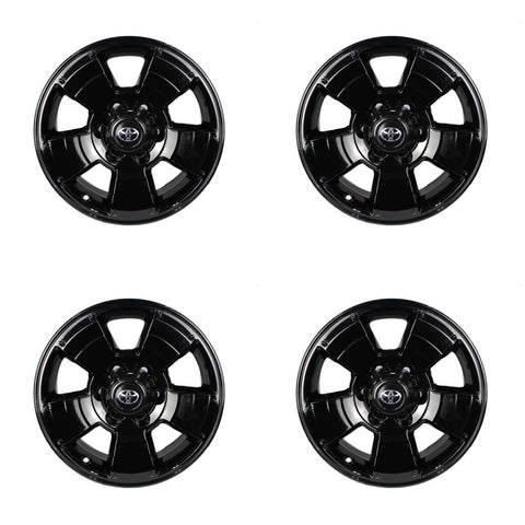 17" Toyota Tacoma Wheels OEM 69463 Gloss Black Rims 2005-2015 Set