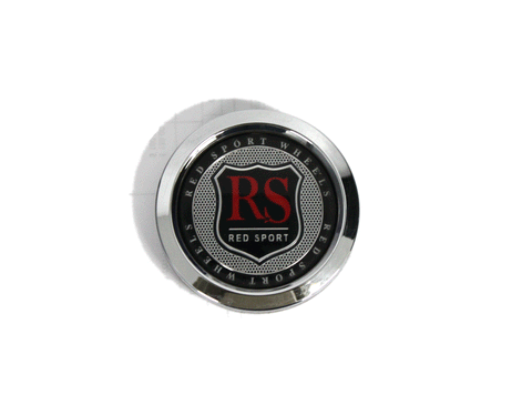 RS RED SPORT WHEEL CENTER CAP CCVE70-1P USED