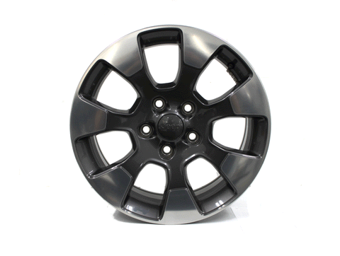 18" Jeep Wrangler Wheel Grey Polished OEM 9222 Rim 2018-2022