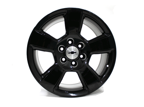 20" Chevy Silverado Gloss Black OEM 5652 Rm 2014-2020