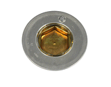 PRIME WHEEL 2 PIECE CENTER CAP RINES DE LUJO PENA POLISH GOLD HEX NUT 15x8 15x10 USED