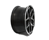 17" Jeep Wrangler Gladiator Rubicon 2024 2025 Machined Black OEM 95730 Rim 9327