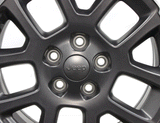 18" Jeep Wrangler Wheel Machined Dark Gray OEM 9241 Rim 2020-2025