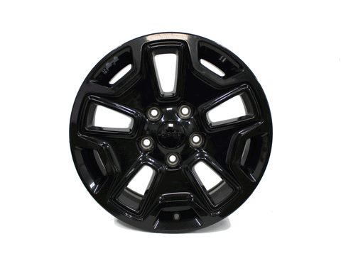 17" Jeep Wrangler Rubicon 2013-2025 Wheel OEM 9118 Black Rim