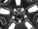 17" Jeep Wrangler Rubicon 2013-2025 Wheel OEM 9118 Black Rim