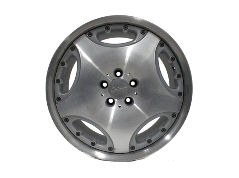 19" Lorinser LM-1 Wheel Machined Silver C215 W220 R129 R230 W126 SEL