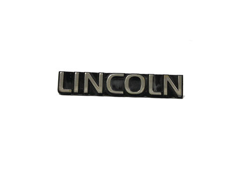 Lincoln Continental Logo Gold Letters Badge Emblem