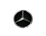 MERCEDES BENZ FRONT STAR LOGO BASE MATTE BLACK A0008880060 E C GLA CLK ML GL
