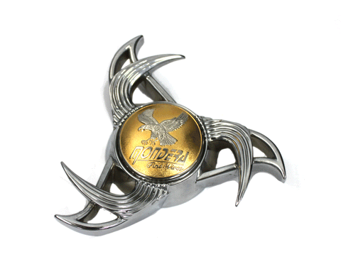 Mondera Wire Wheel Spinner Gold Emblem New