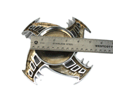 Luxor Wire Wheel Chrome Spinner 4 Wing Used