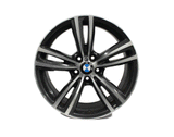 Front BMW Machined Charcoal Gray 430i 435i 330i 335i OEM Wheel 19" Rim 86013