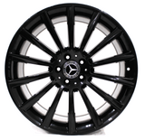 Front Mercedes Benz AMG S550 S400 S65 S450 14-20 Black Wheel 20" OEM 85353