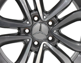 Mercedes Benz Machined Gray C-Class 17" Wheel OEM 85367 Rim 2015-2018