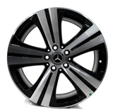 Mercedes Benz GLE-Class 20-23 Black Machined 19" Wheel OEM 96856 19x8 Set