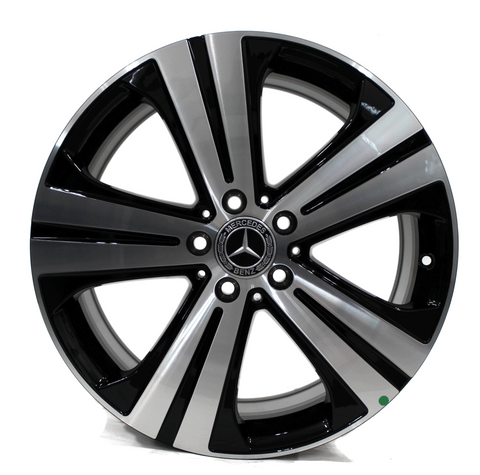 Mercedes Benz GLE-Class 19" Wheel OEM 96856 Gloss Black Machined New 19x8
