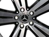 Mercedes Benz GLE-Class 20-23 Black Machined 19" Wheel OEM 96856 19x8 Set
