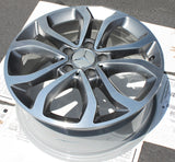 Mercedes Benz Machined Gray C-Class 17" Wheel OEM 85367 Rim 2015-2018