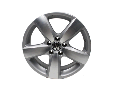 Volkswagen VW Tiguan 2010 17" Wheel Machined Silver OEM 99836 5N0601025C