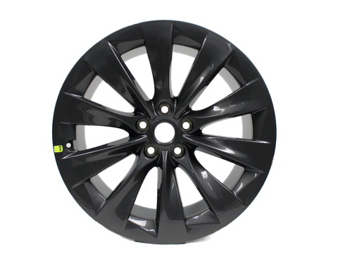 20" Rear Tesla Model X Slipstream 2016-2021 OEM 1027245 Charcoal 97801 Used