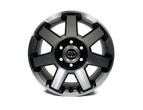 Toyota 4 Runner Fj Cruiser 17" Wheel Machined Black Factory OEM 75154 Rim