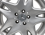 Mercedes Benz S-Class 17" Wheel Silver 2003 Factory OEM 65308 Rim
