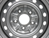 Toyota Tacoma SR5 14x6 Wheel Steel Silver Black 1985 - 1999 Rims Set 4